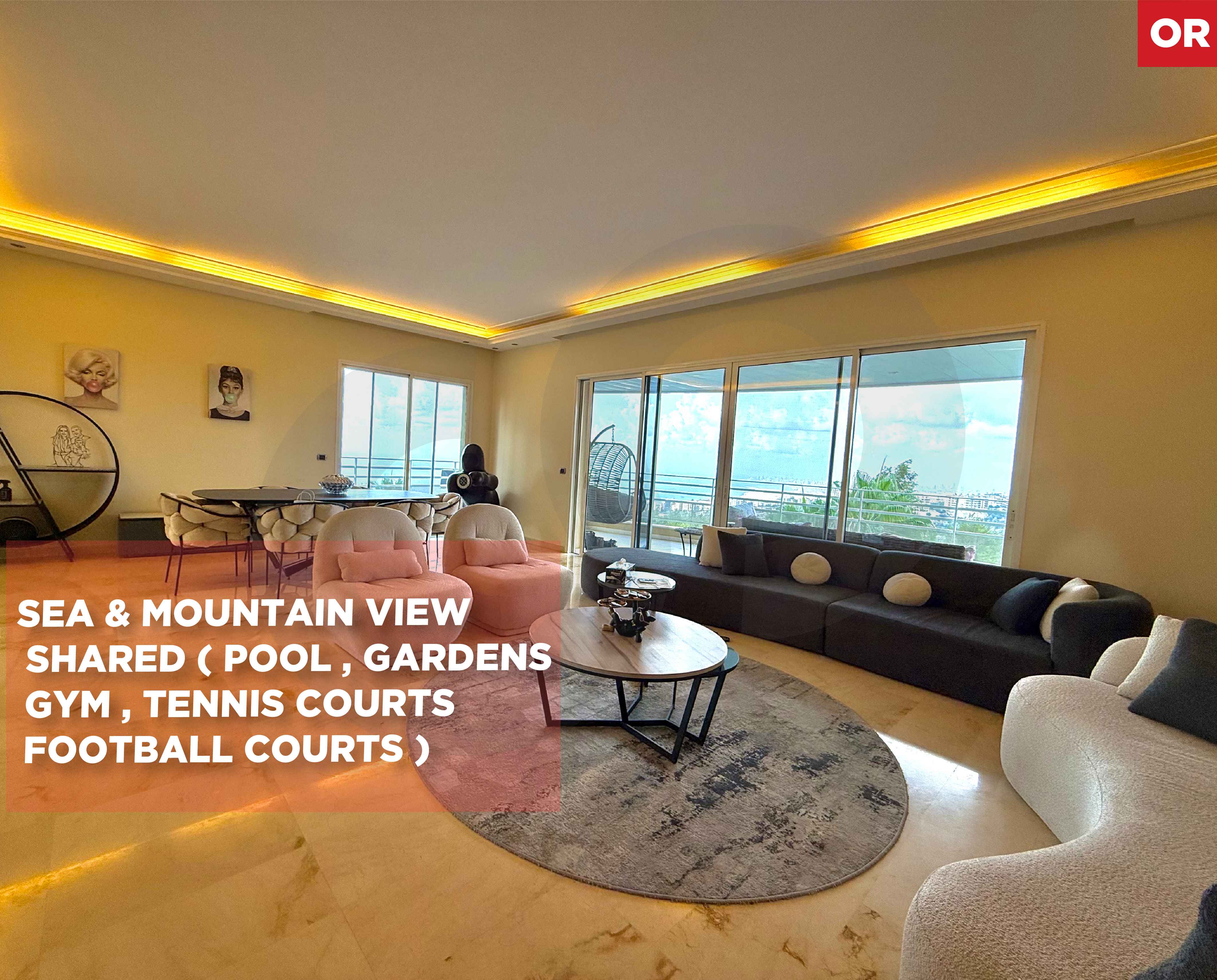 Sea & mountain view IN DAWHET EL HOS !