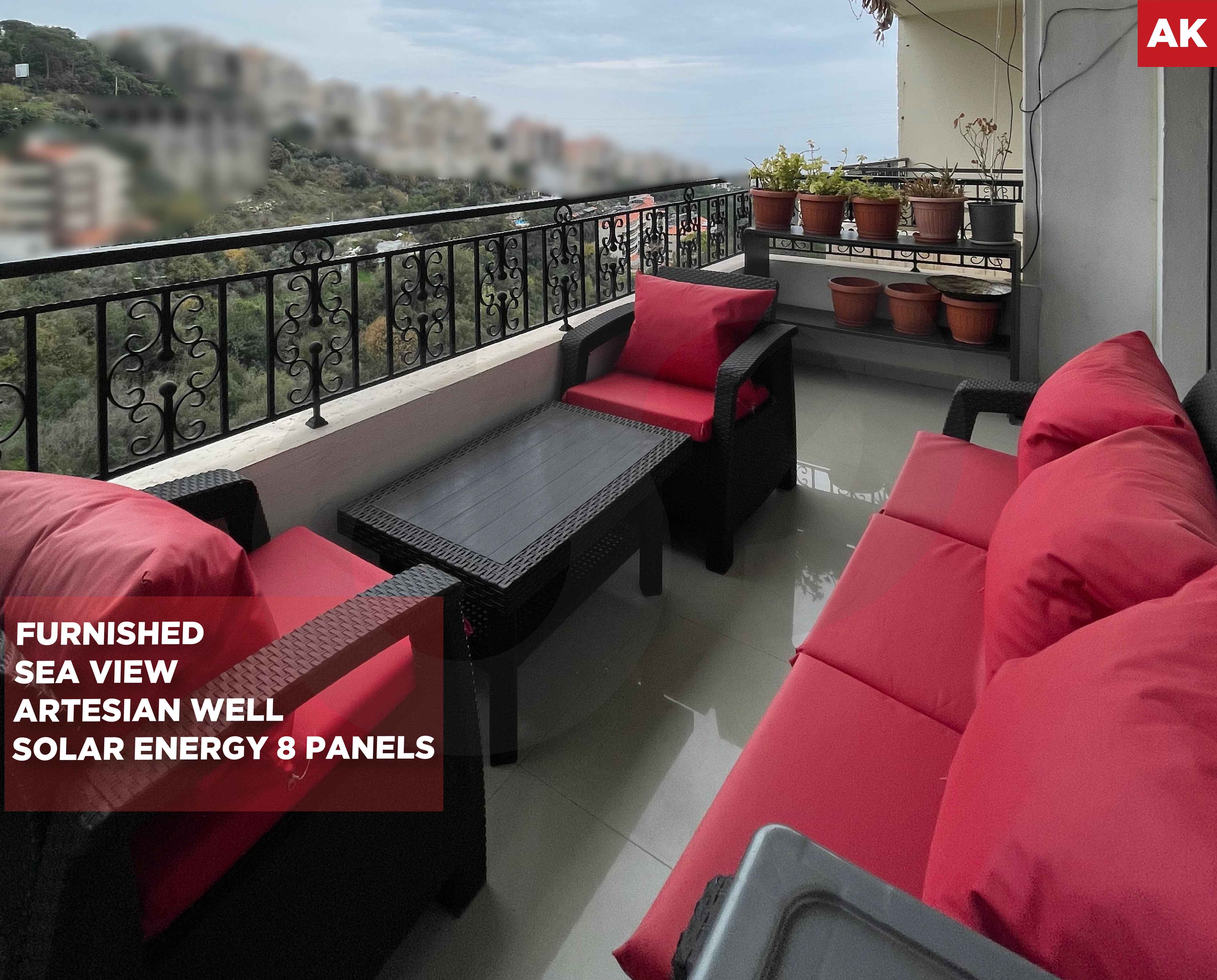 3 balconies/Sea view/Bchamoun/yahoudiye
