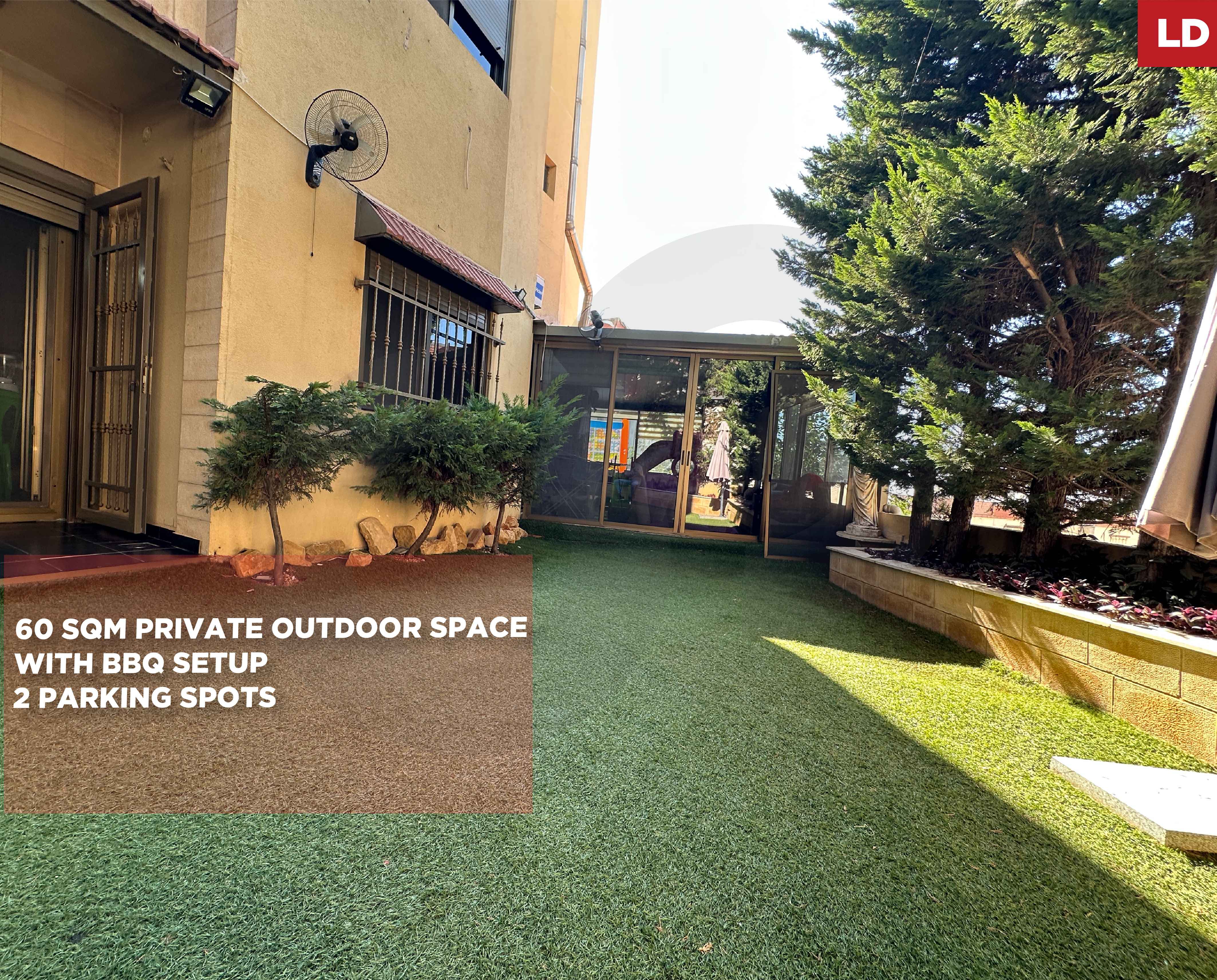 60 SQM Outdoor Space/Well-Maintained Building/BLAYBEL,BAABDA