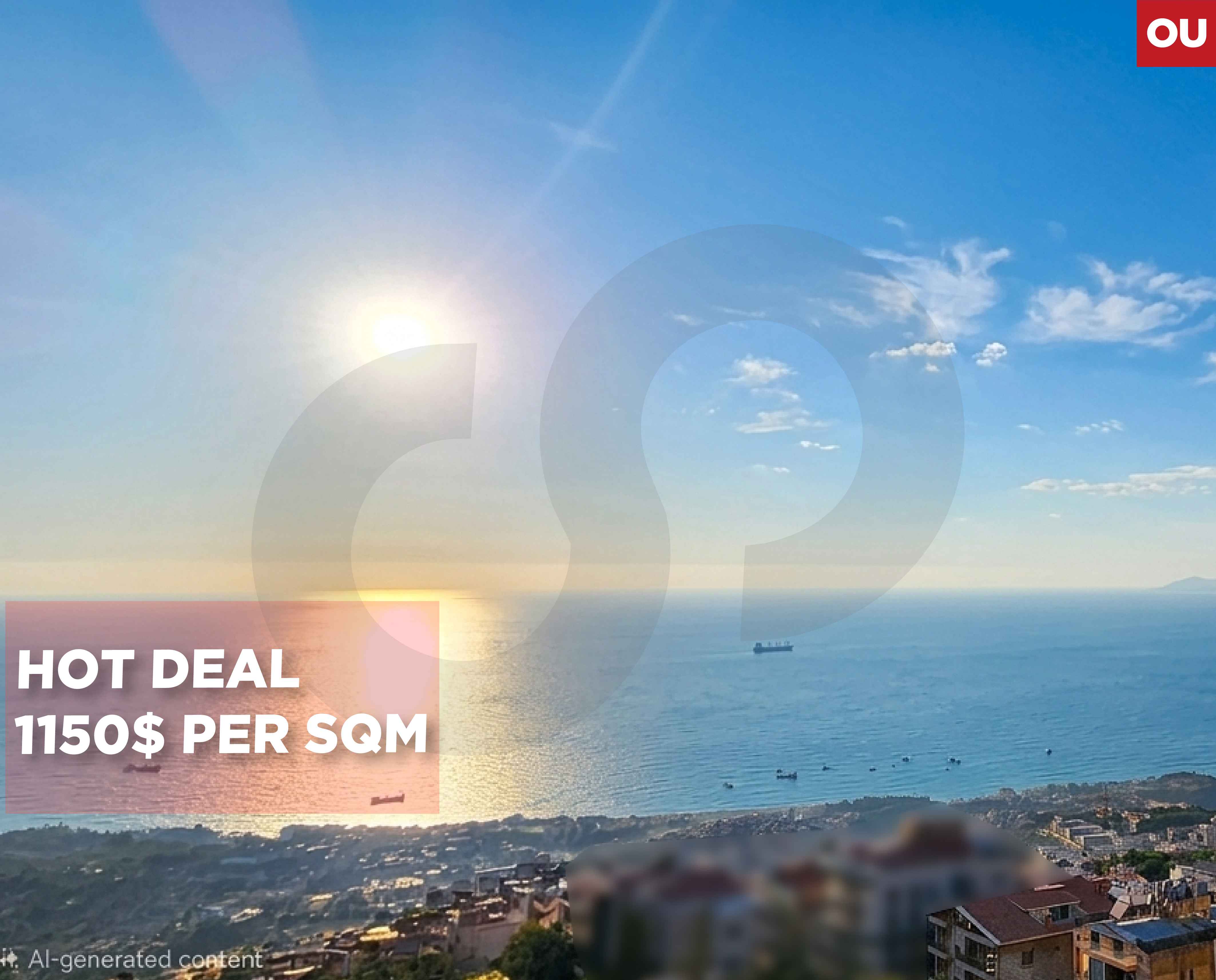 DUPLEX/MAIN STREET/Calm area/sea and mountain view/Mazraat Yachouh,METN