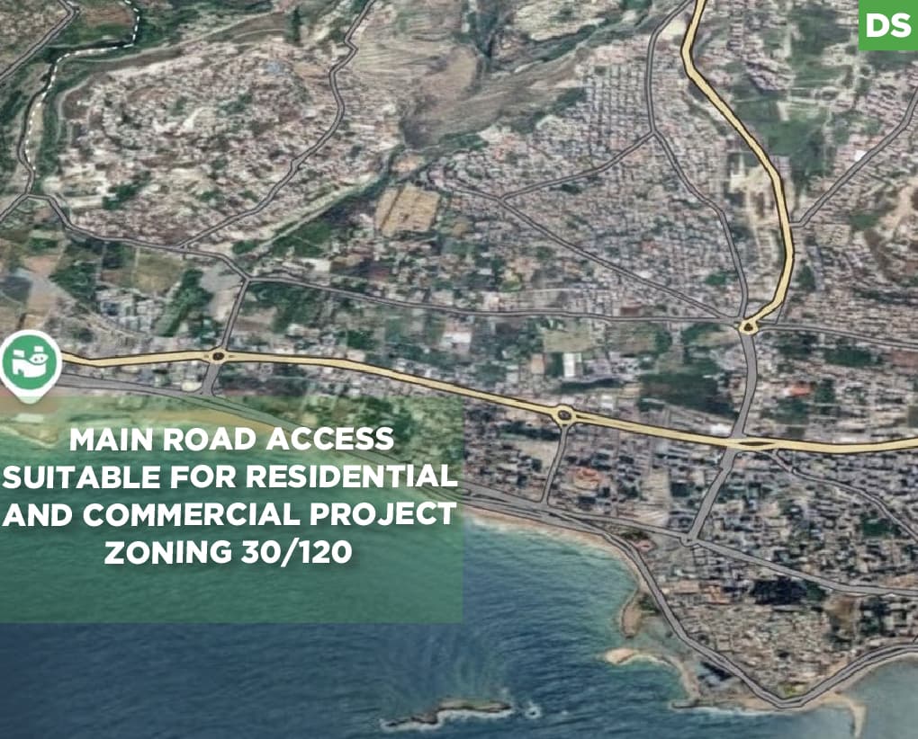 Main Road Access, great deal, saida, Hlaliyeh