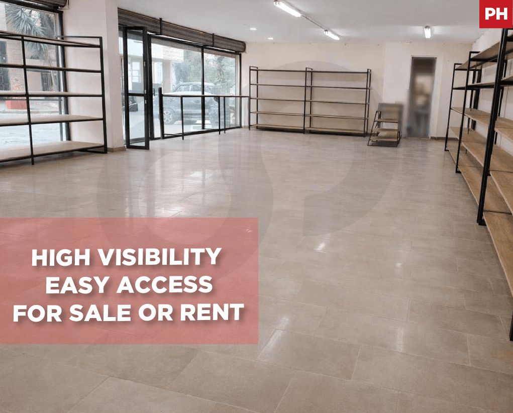 Prime Commercial Shop for Sale, Rent,Mansourieh