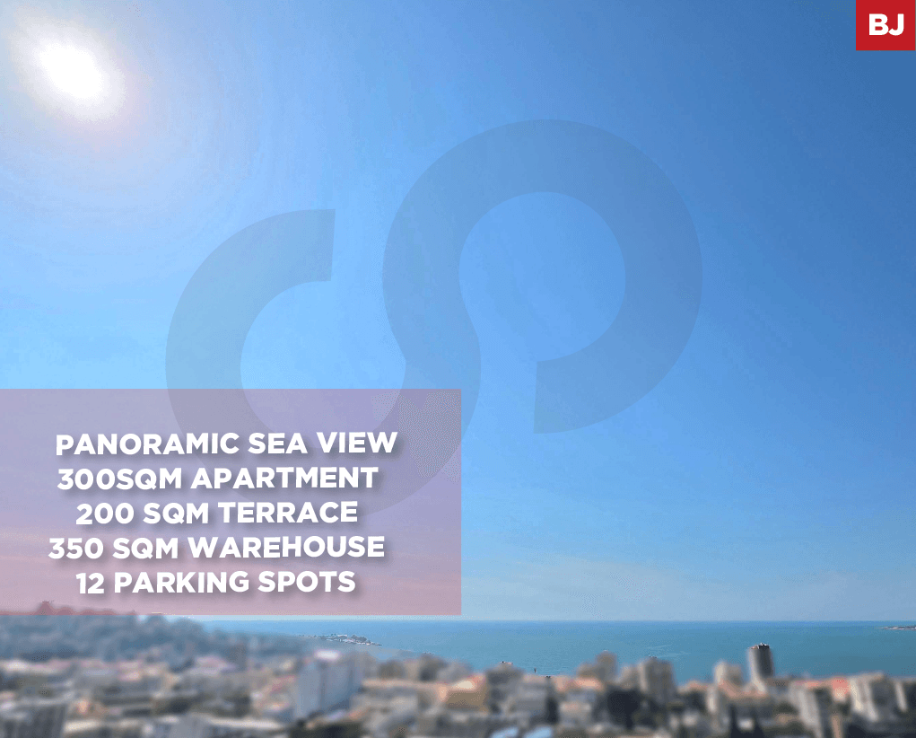 Panoramic Sea View,200sqm terrace,Jounieh,Keserouan