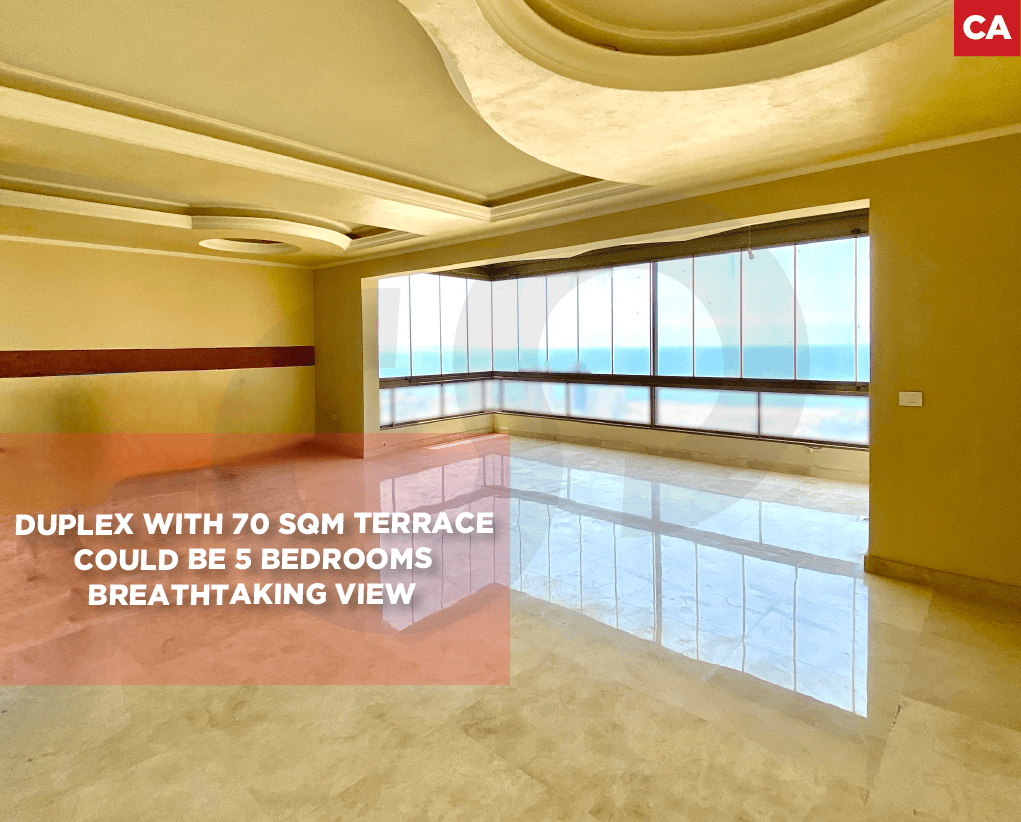 Duplex, terrace, sea view,Tabarja - Kfaryassine