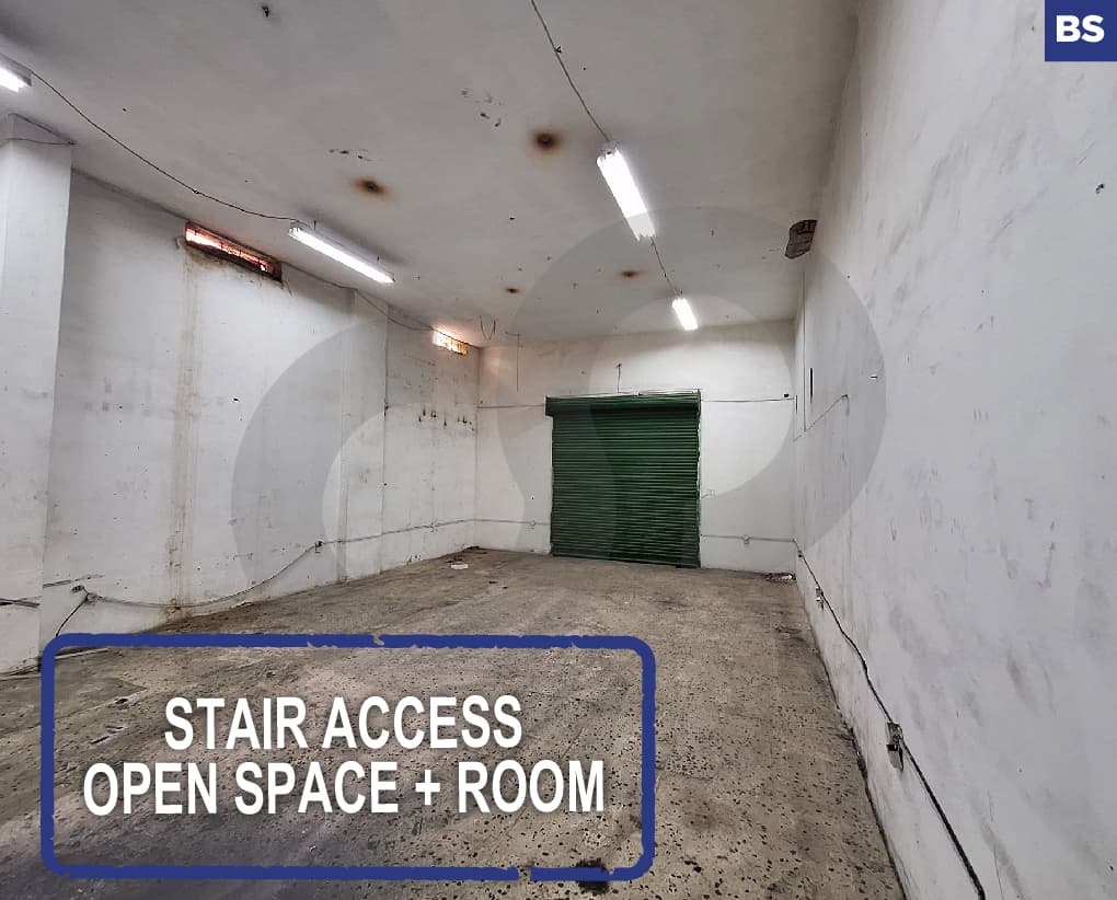 WAREHOUSE for RENT in NEW JDEIDEH – Stair Access