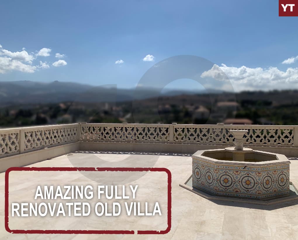 Great deal for an old stone villa fully renovated -Amioun