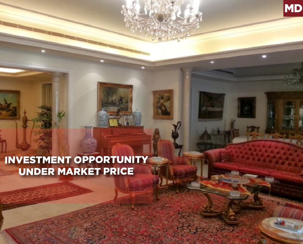 Beirut-Ain Al Tineh- Low Floor Gated Building Sea View
