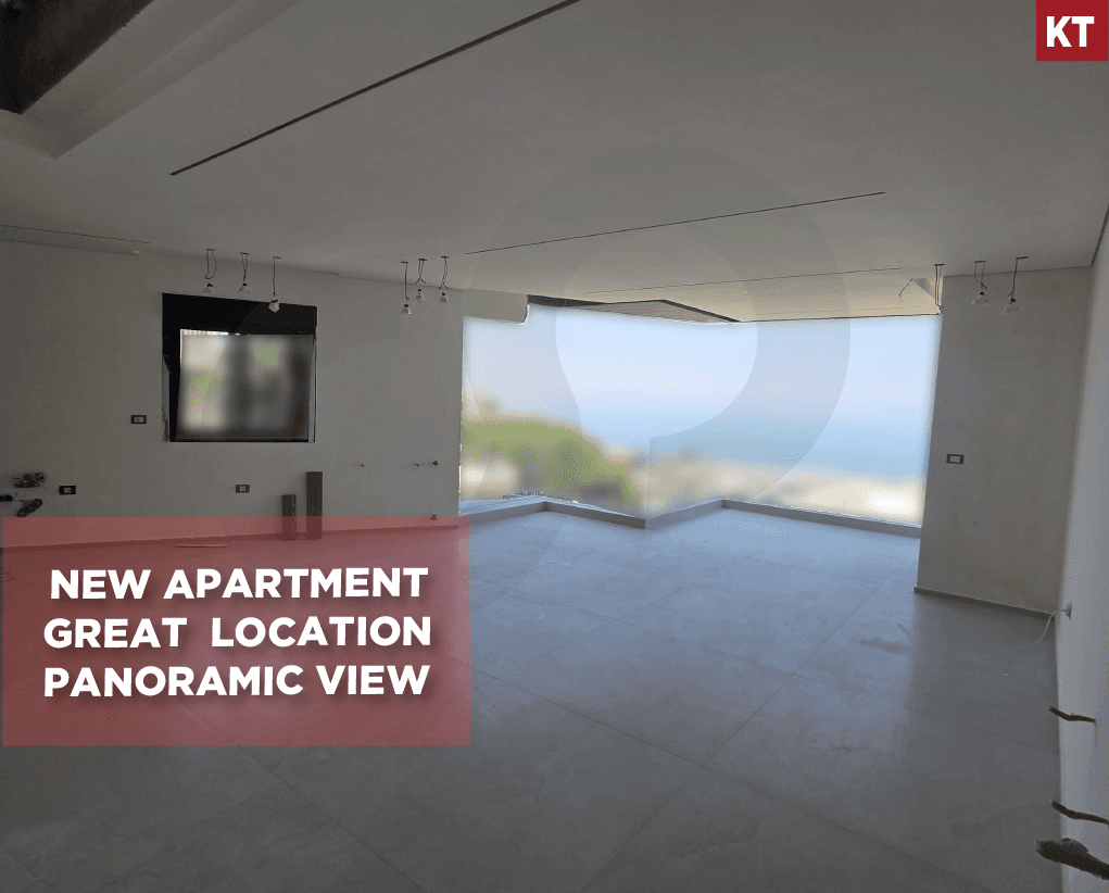 NEW APARTMENT, GREAT LOCATION, PANORAMIC VIEW, MAZRAAT YACHOUH-METN