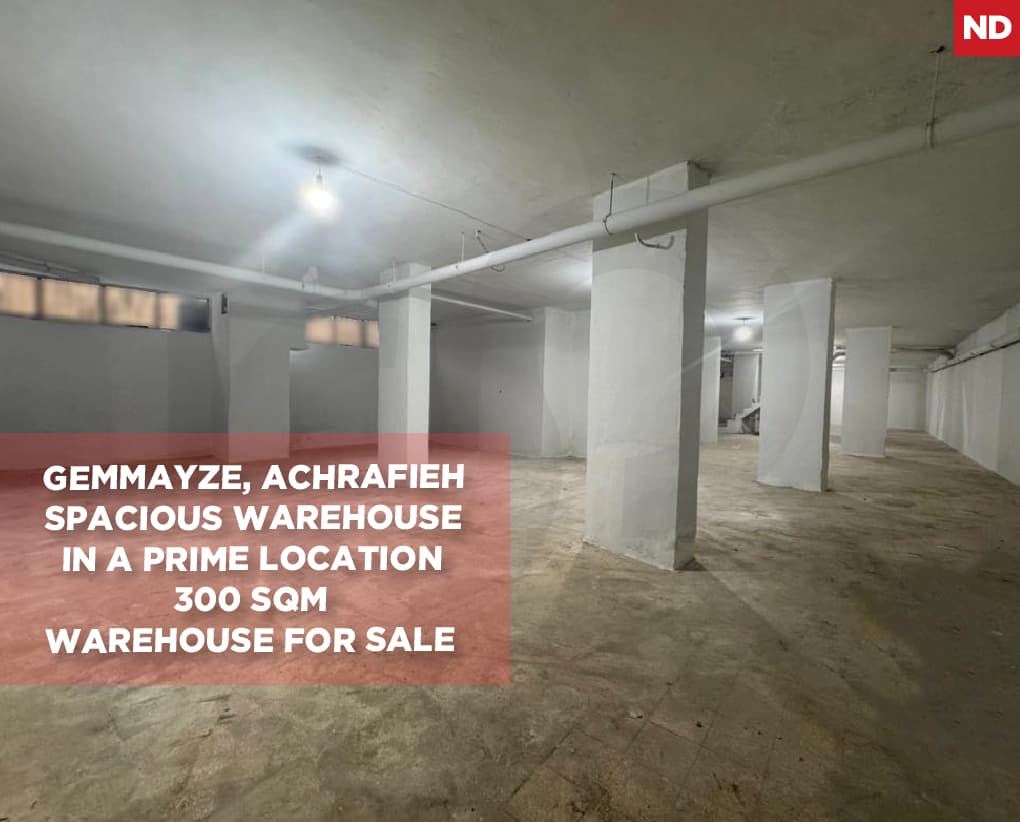 Prime Location/Spacious warehouse/Beirut/Achrafieh-/Gemmayzeh