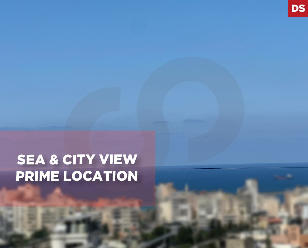 Prime Location/Breathtaking sea & city view/Saida/Hlaliyeh
