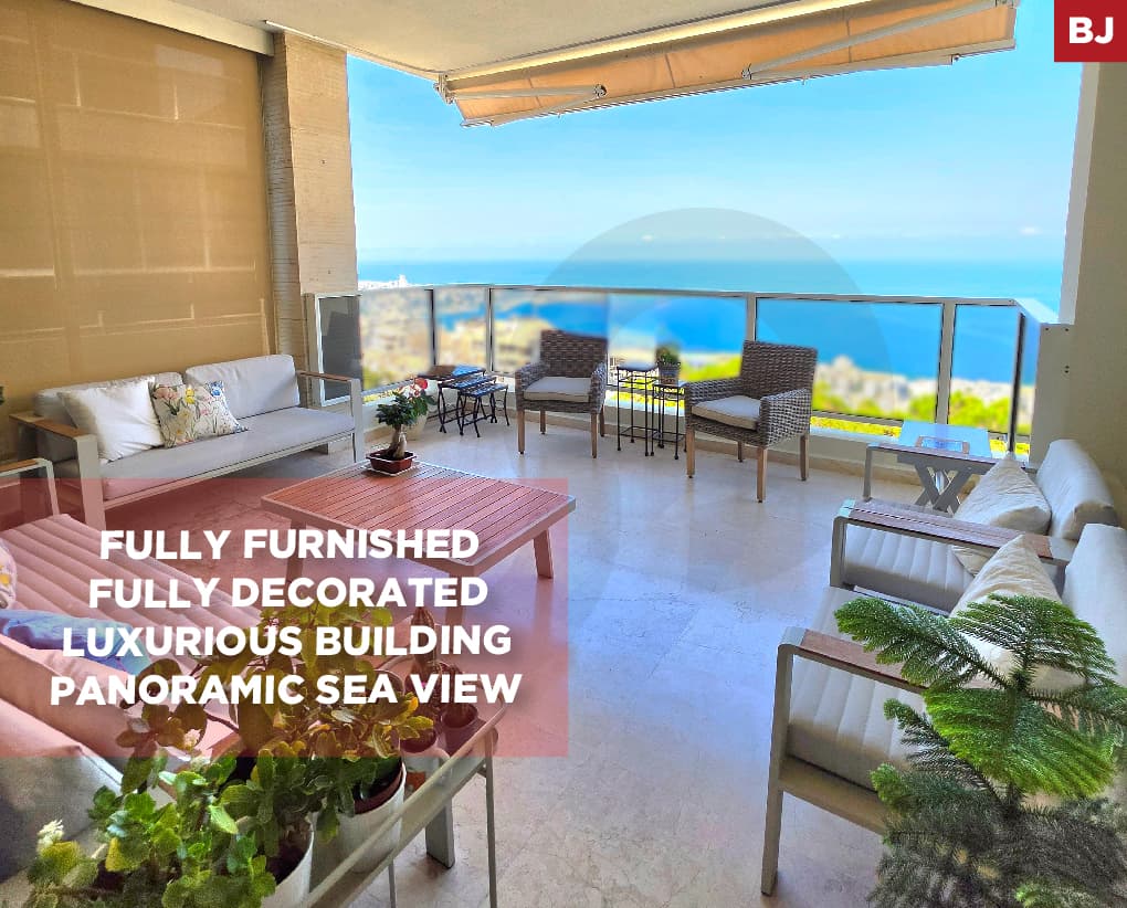 Fully furnished/Panoramic sea view/Keserouan/Sahel Alma — photo 1