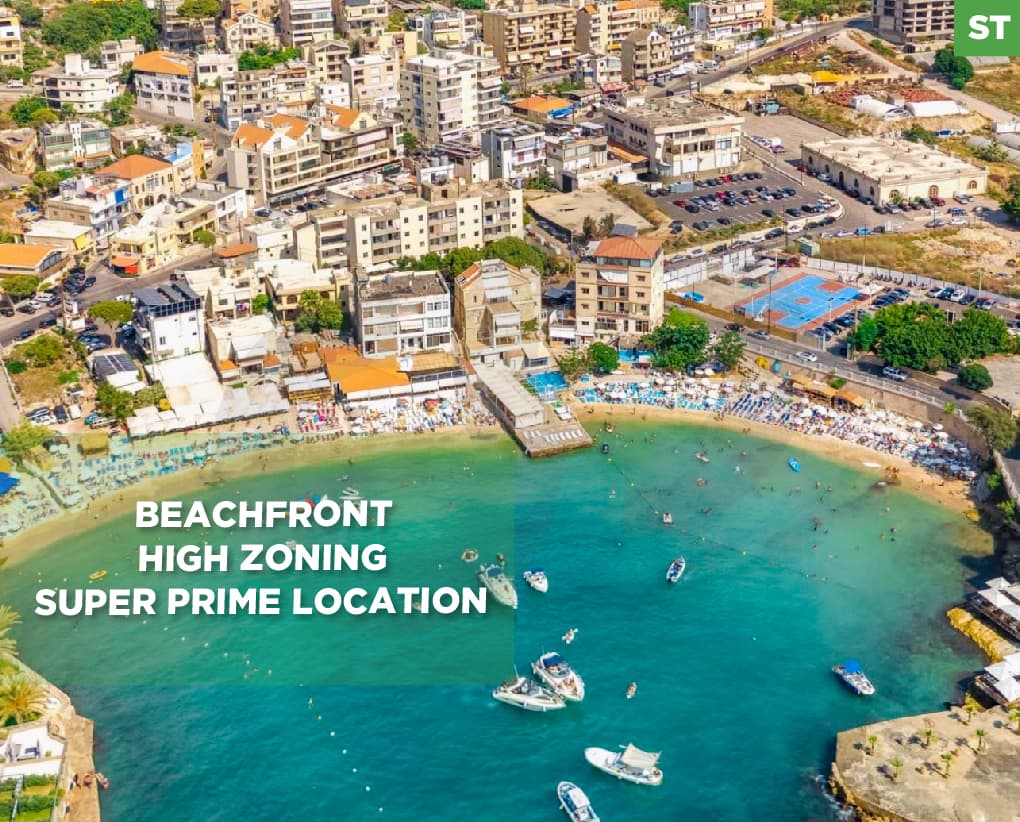 Beachfront land/HIGH ZONING/SUPER PRIME LOCATION/Keserouan/Kaslik
