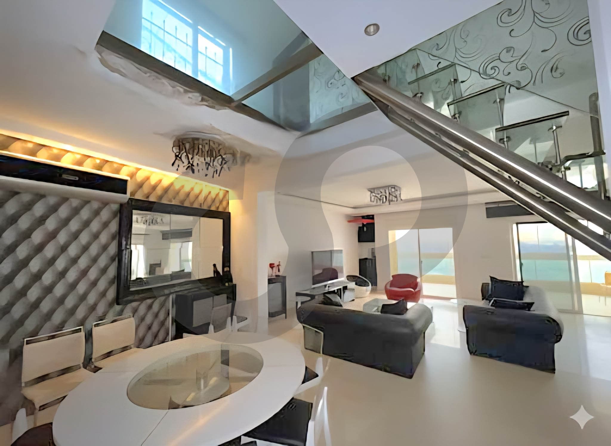 duplex, panoramic sea view, keserwan, sahel alma — photo 2