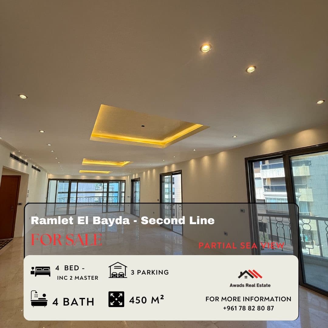 Apartment for Sale in Ramlet El Bayda