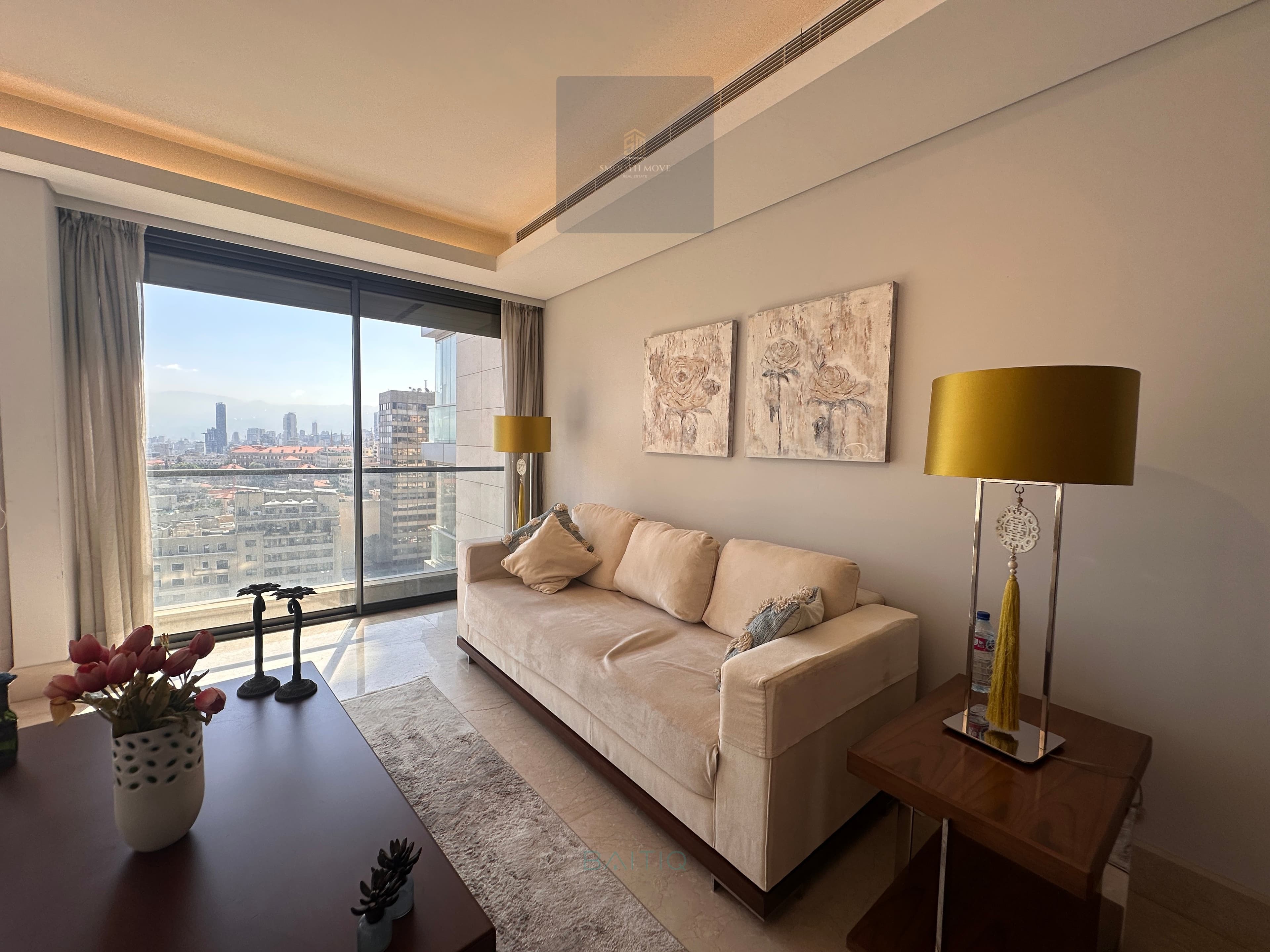 Furnished Seaview Duplex with Terrace For Rent in Clemenceau, Beirut — photo 3