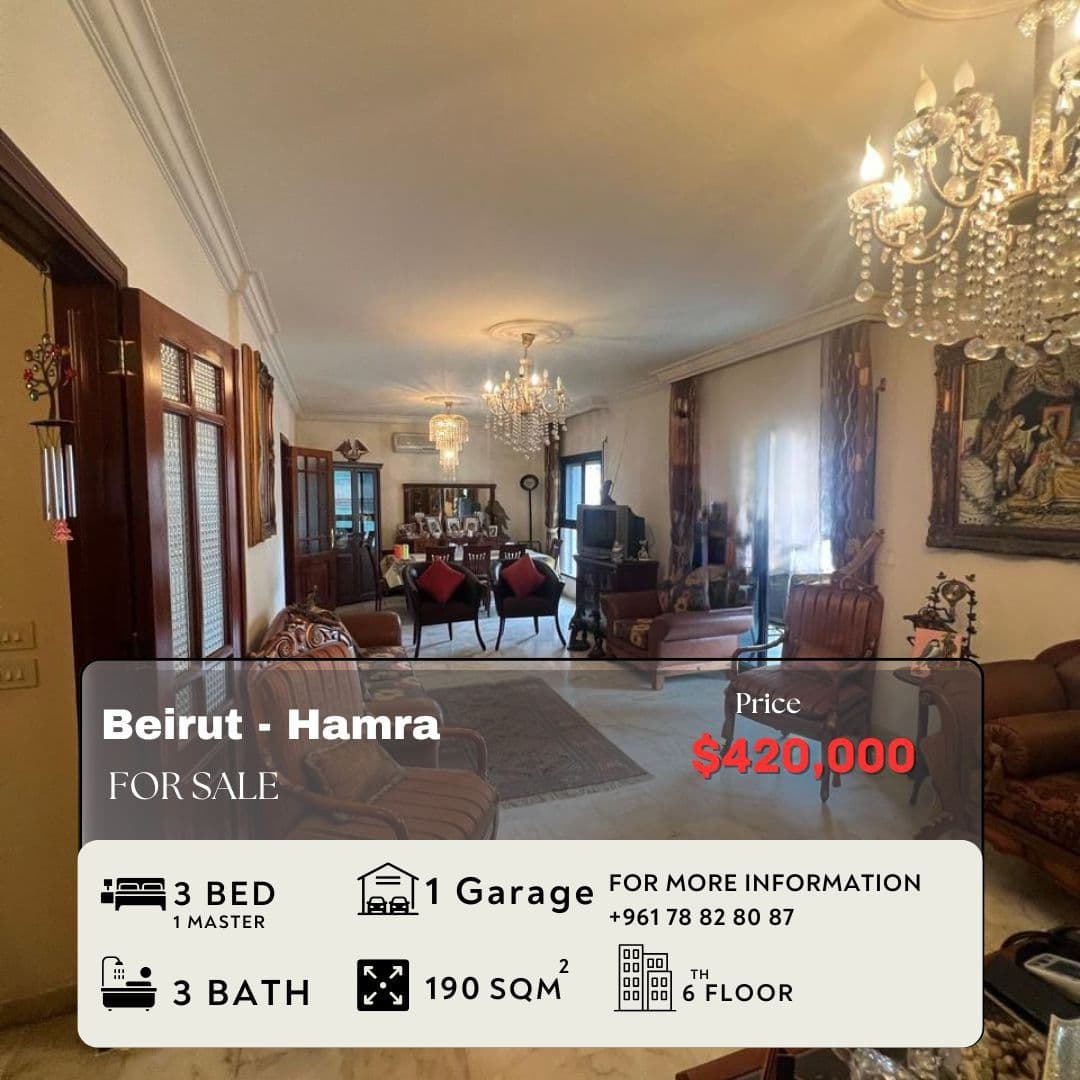 Apartment for Sale in Beirut