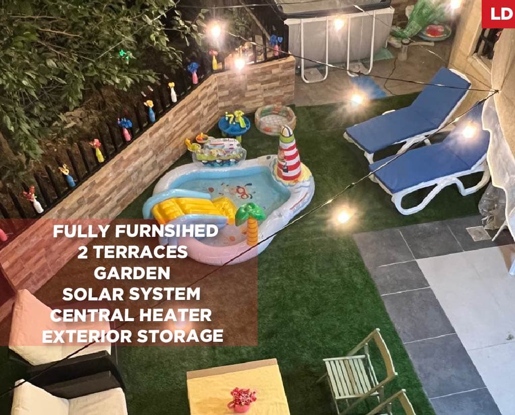 Elegant Furnished 202sqm apartment with Terraces
