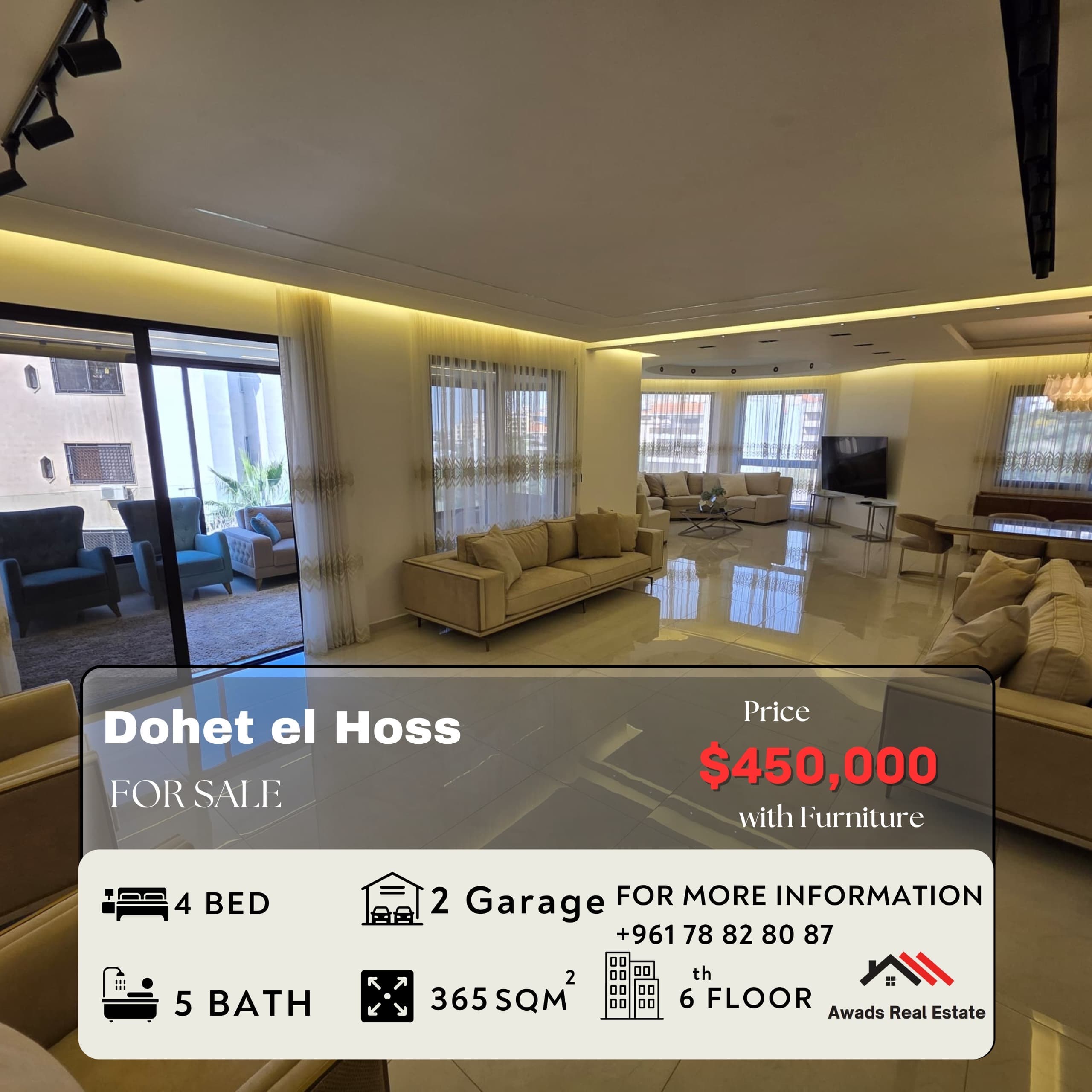 Apartment for Sale in Dawhet El Hoss