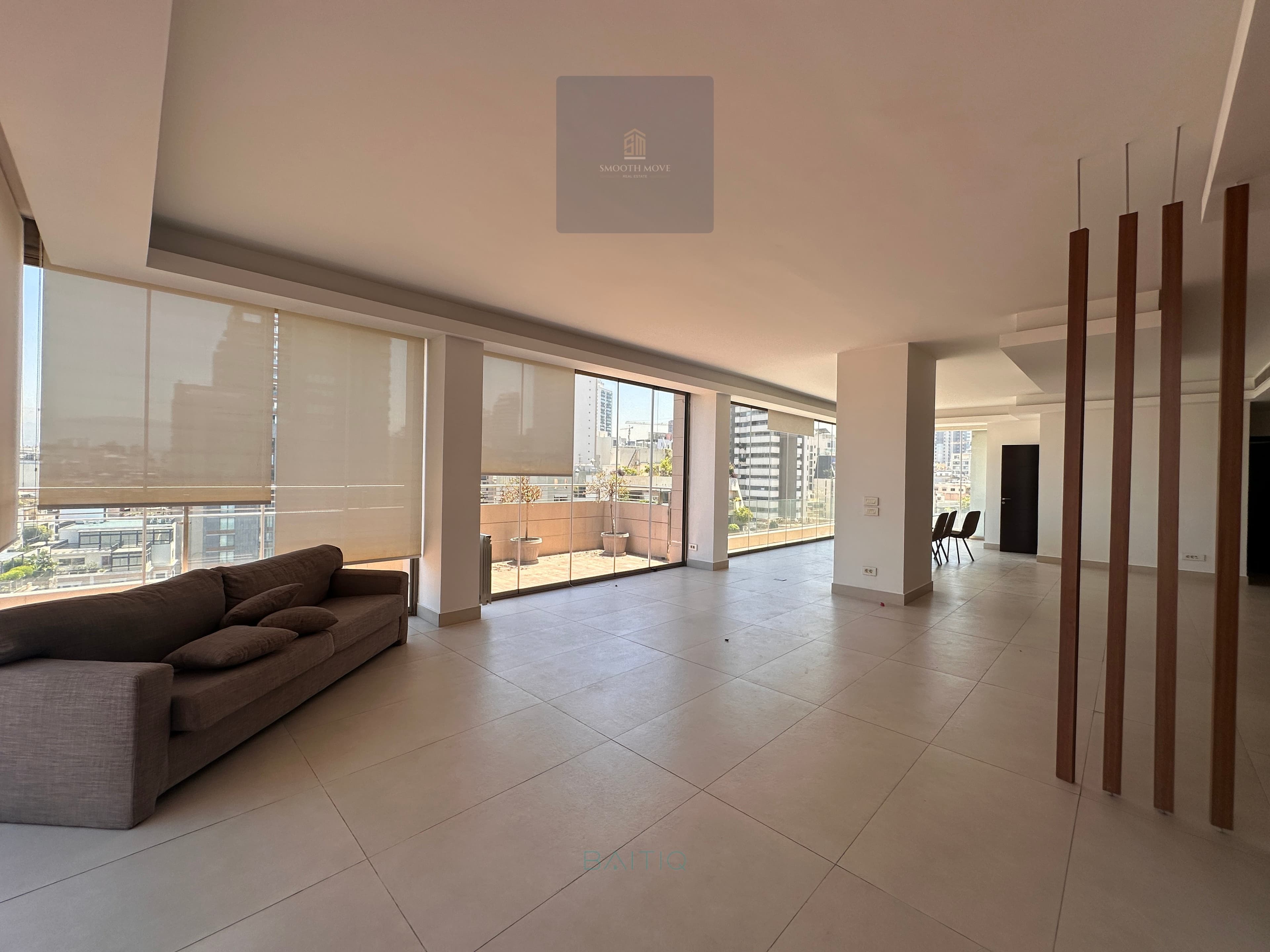 Seaview Apartment with Outdoor Terrace for Rent in Tabaris, Beirut — photo 3
