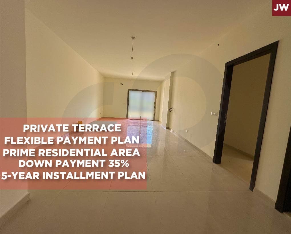 120 SQM Apartment + 40 SQM Terrace for Sale in Baabda – Blaybel
