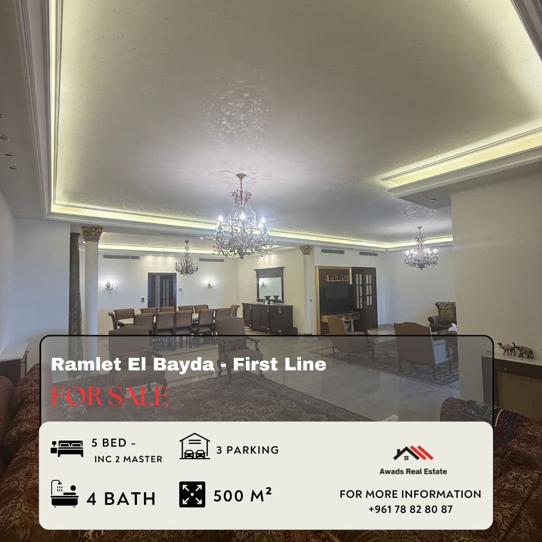 Apartment for Sale in Ramlet El Bayda